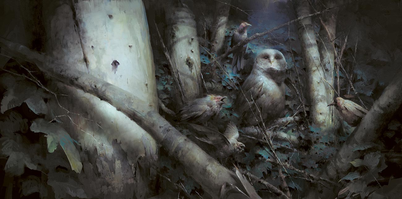 © Piotr Jabłoński | Serkonan Night Birds/Dishonored 2 | Grafika powstała na zamówienie Arkane Studios. | 2016 