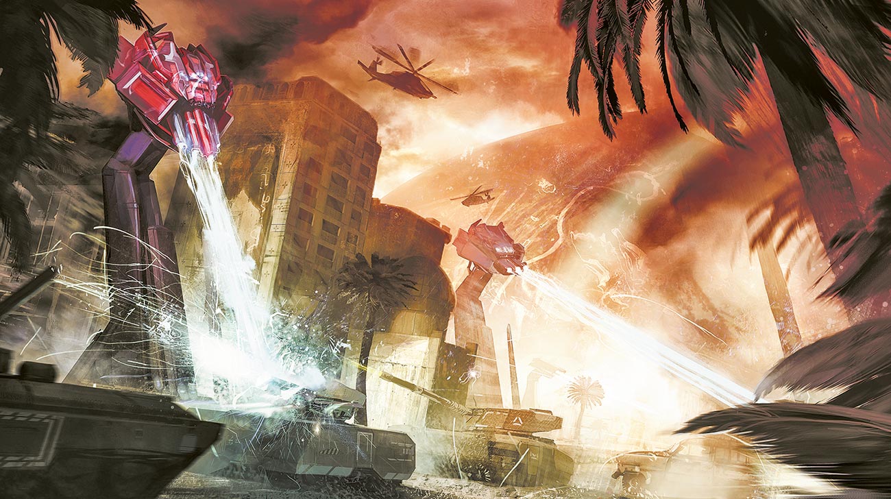 © Przemek Kotyński / 11bit Studios | Trap | Ilustracja koncepcyjna/promocyjna do gry „Anomaly: Warzone Earth”. | 2011 