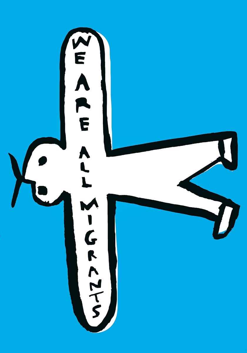 © Piotr Depta-Kleśta | We Are All Migrants | Plakat autorski | 2016